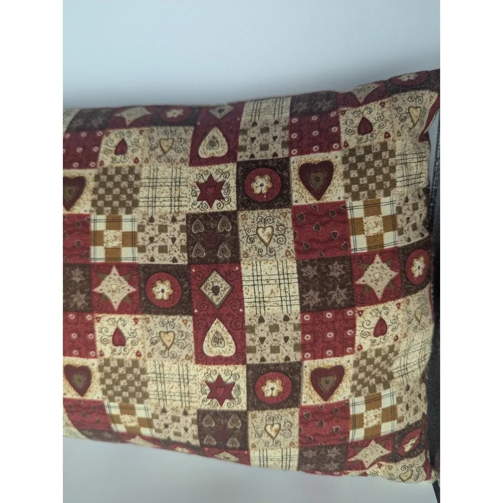 Vintage Handmade Quilted Throw‎ Pillow Enjoy Life Its Precious Decorative Accent